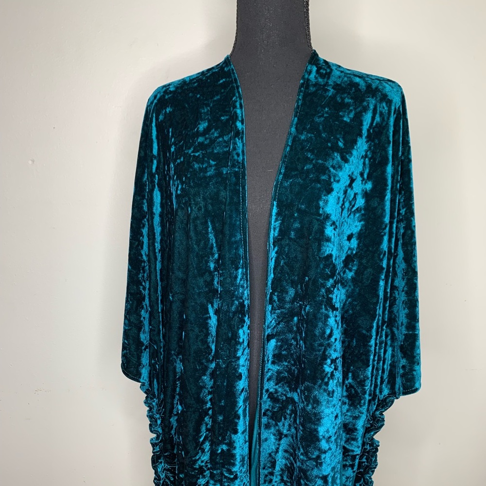 Crushed velvet jacket